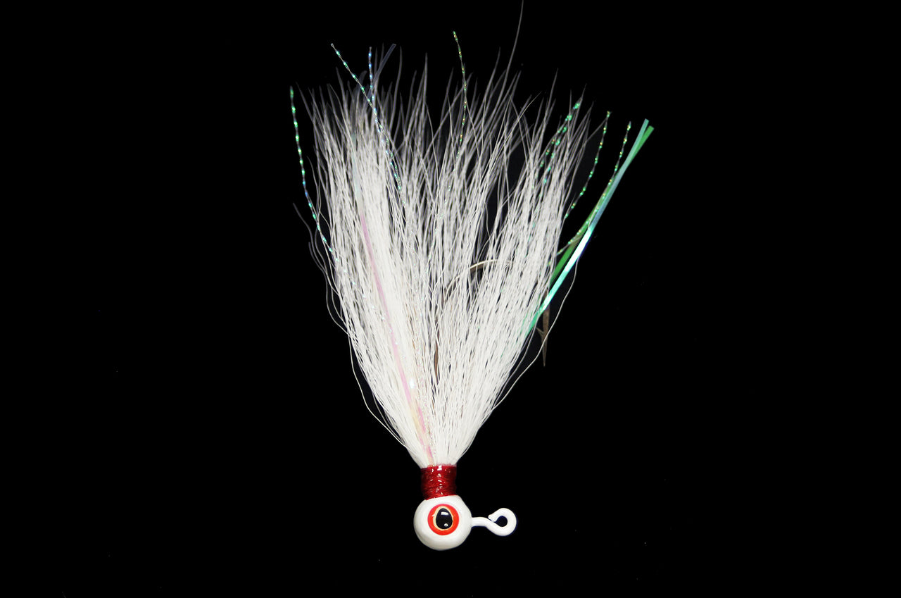 Jigging World Ball Jig W/ Bucktail Teaser, 3/8oz