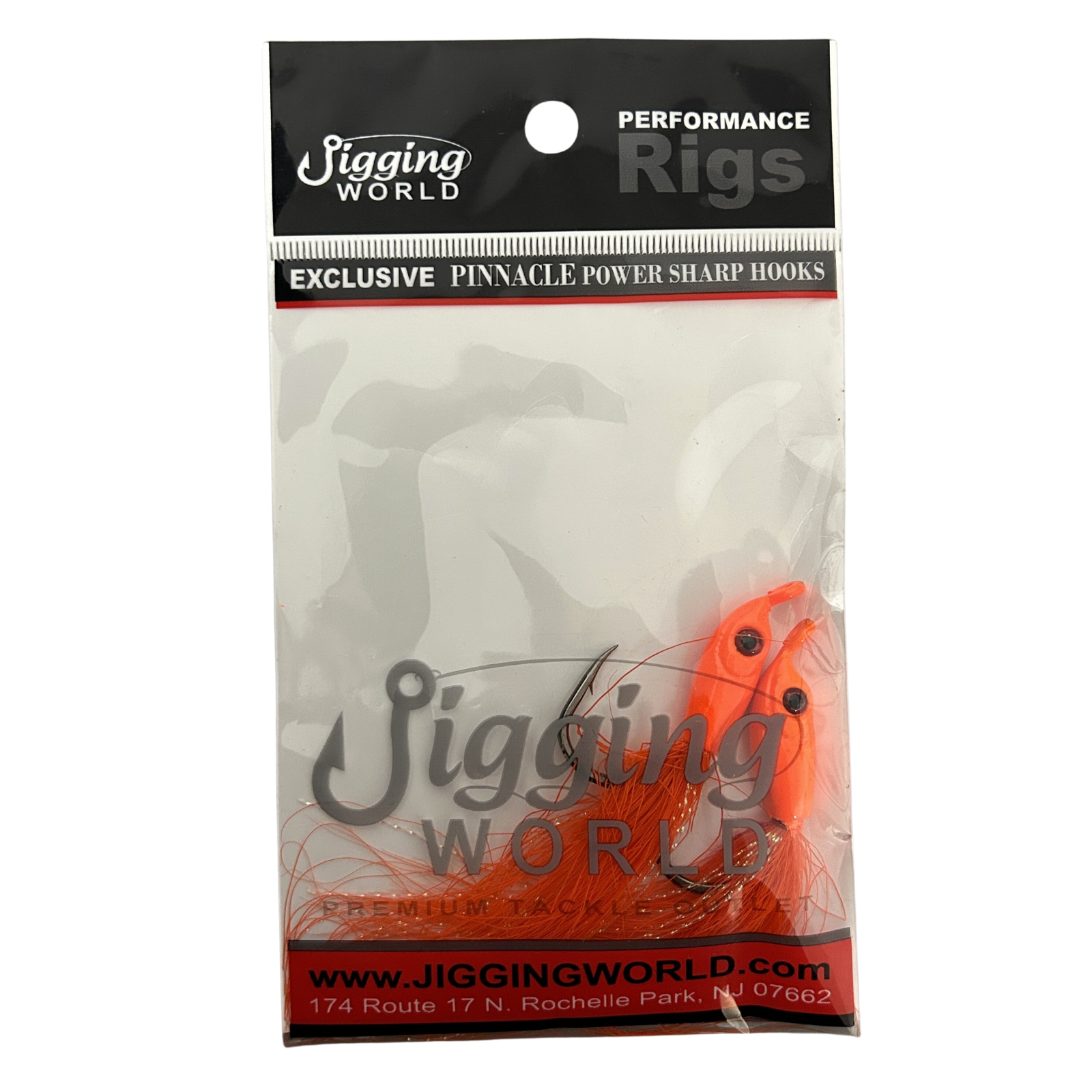 Jigging World Fluke Candy Teasers with Bucktail (2pk, Assorted Colors)