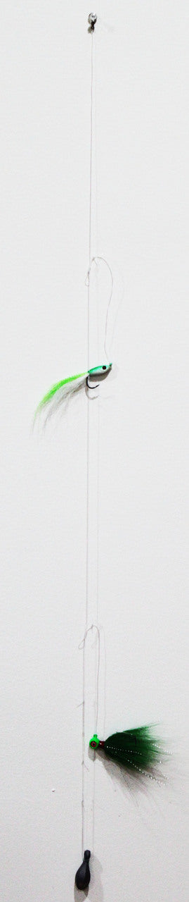 Jigging World Buckeye Fluke Candy Hi-Lo Rig, 1/2oz