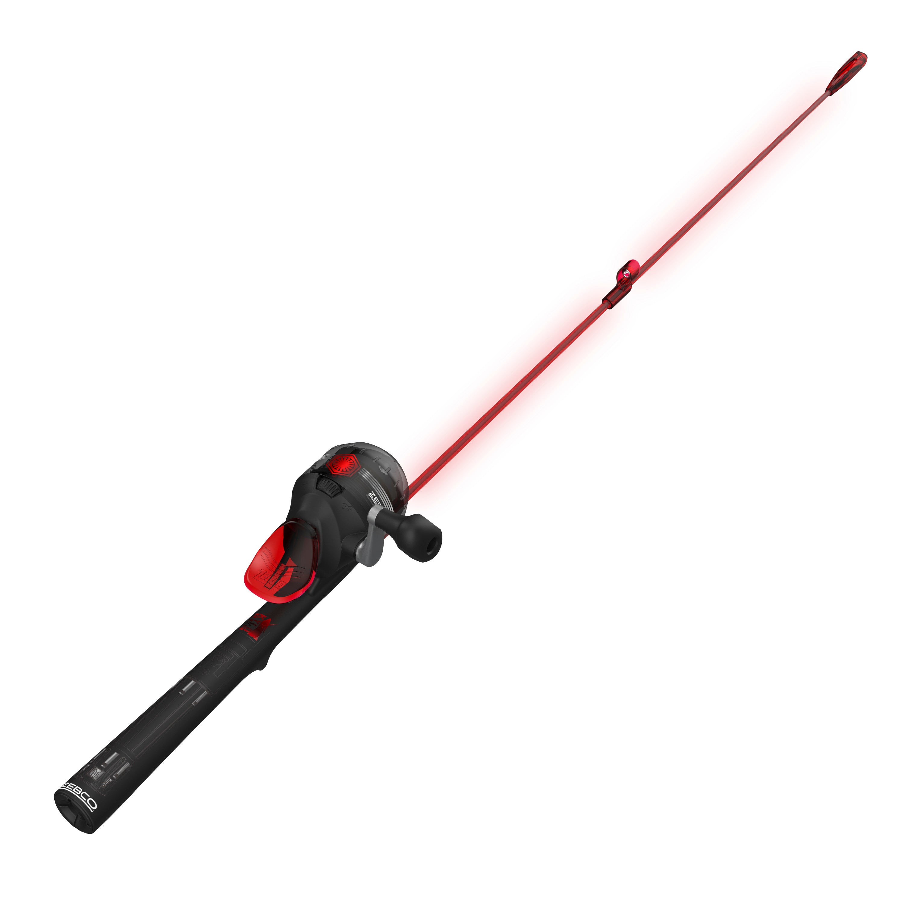 Zebco KYLOSC301.FB4 Starwars Kylo 30" Spincast Lighted Combo 6lb