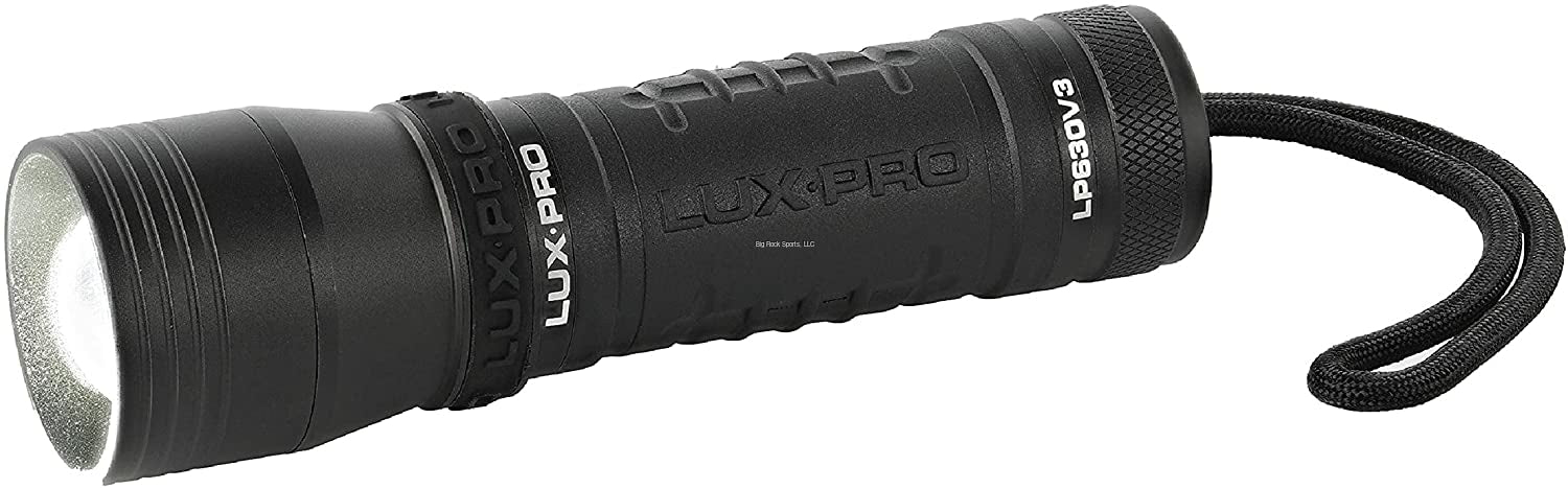 LuxPro 630 Lumen Focus Head Led Flashlight, 4 Modes, 4AAA