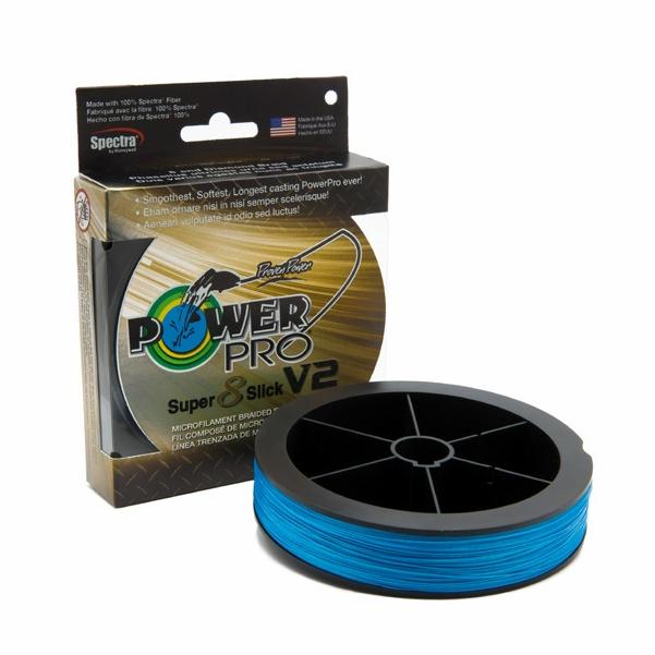 Power Pro Super Slick V2 8-Stand Braided Line 1500yd Spools