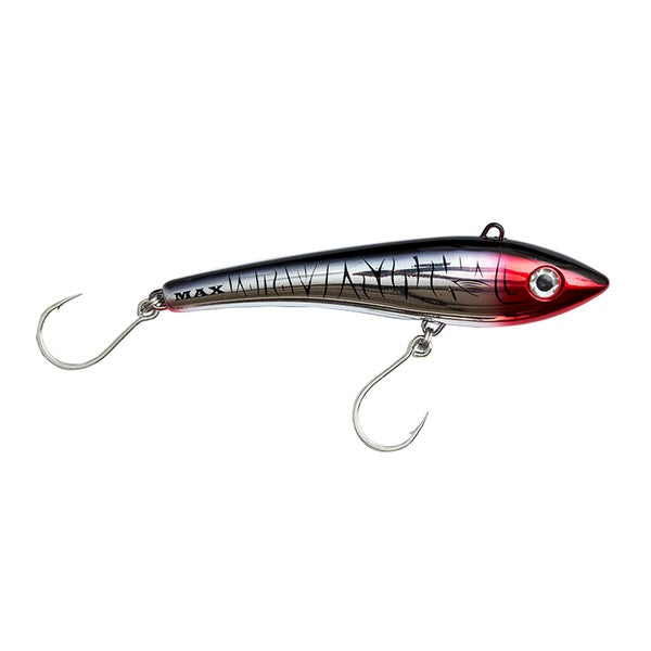 Halco Bibless Minnow Inline Single Hooks, 8 2/3", 6 1/3Oz, Chrome Tiger