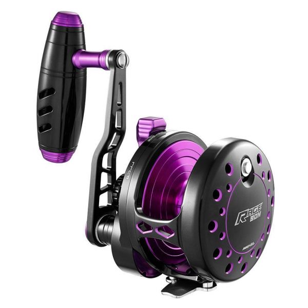 Maxel Rage 60H Lever Drag Conventional Reel Purple/Black