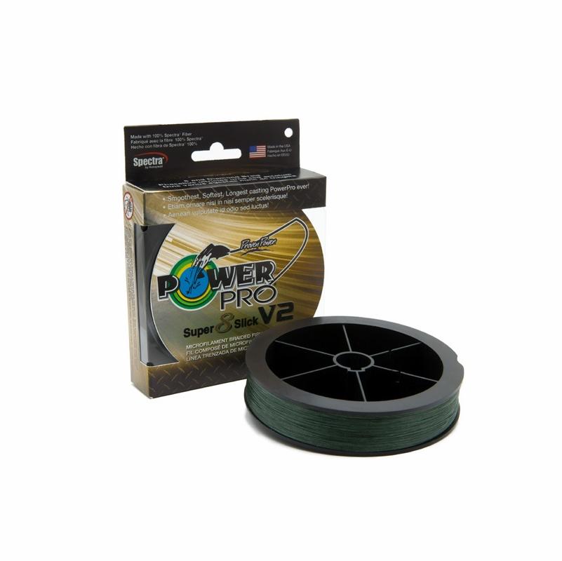 Power Pro Super Slick V2 8-Stand Braided Line 1500yd Spools