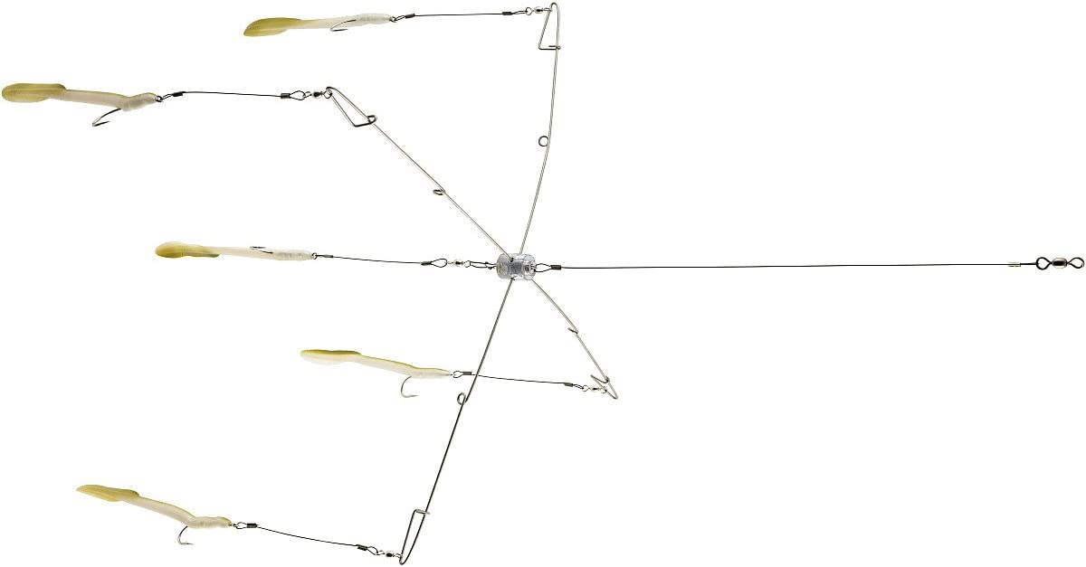 Matzuo Umbrella Striper Sandeel Rig w/Eels