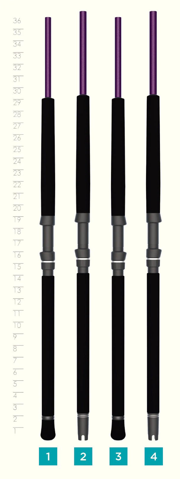 St. Croix Mojo Salt Conventional Rods