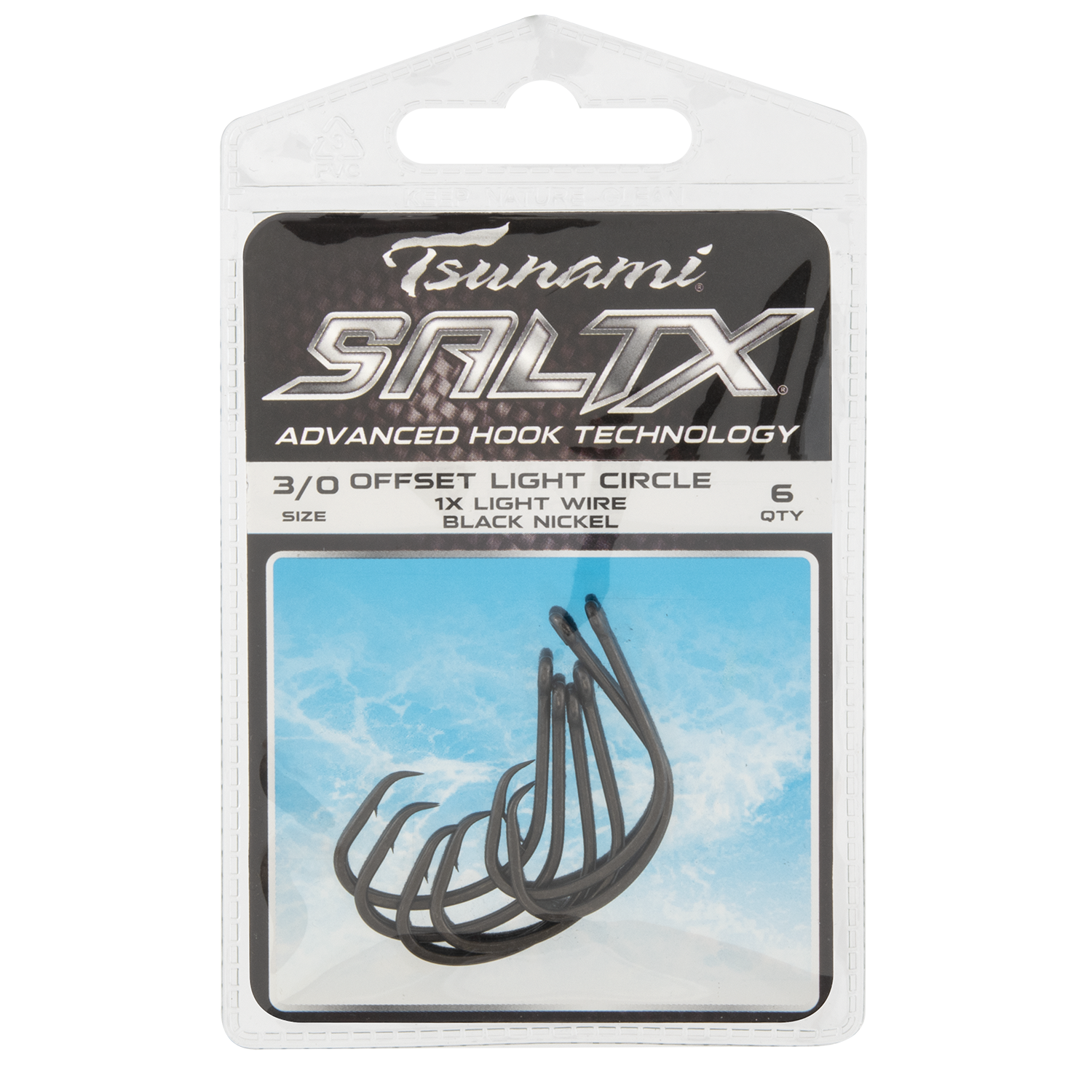 Tsunami SaltX Offset Light Circle Hook