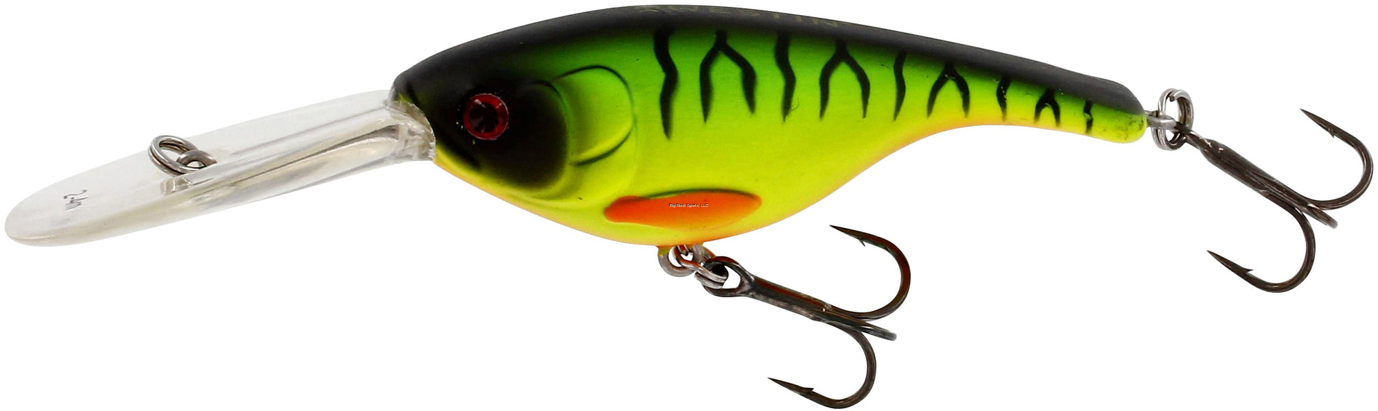 Westin BabyBite DR Deep Running Crankbait, Floating Firetiger 2 1/2" 7/16 oz