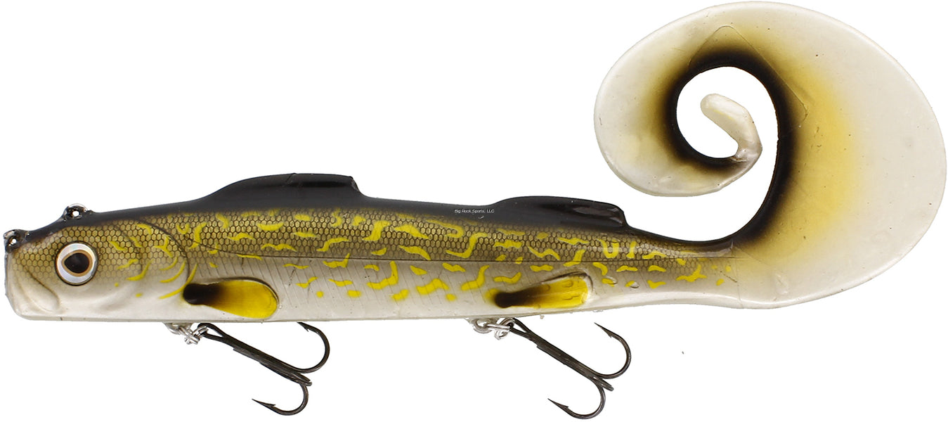 Westin MonsterTeez Curl Tail Swimbait 9 7/8" Natural Pike