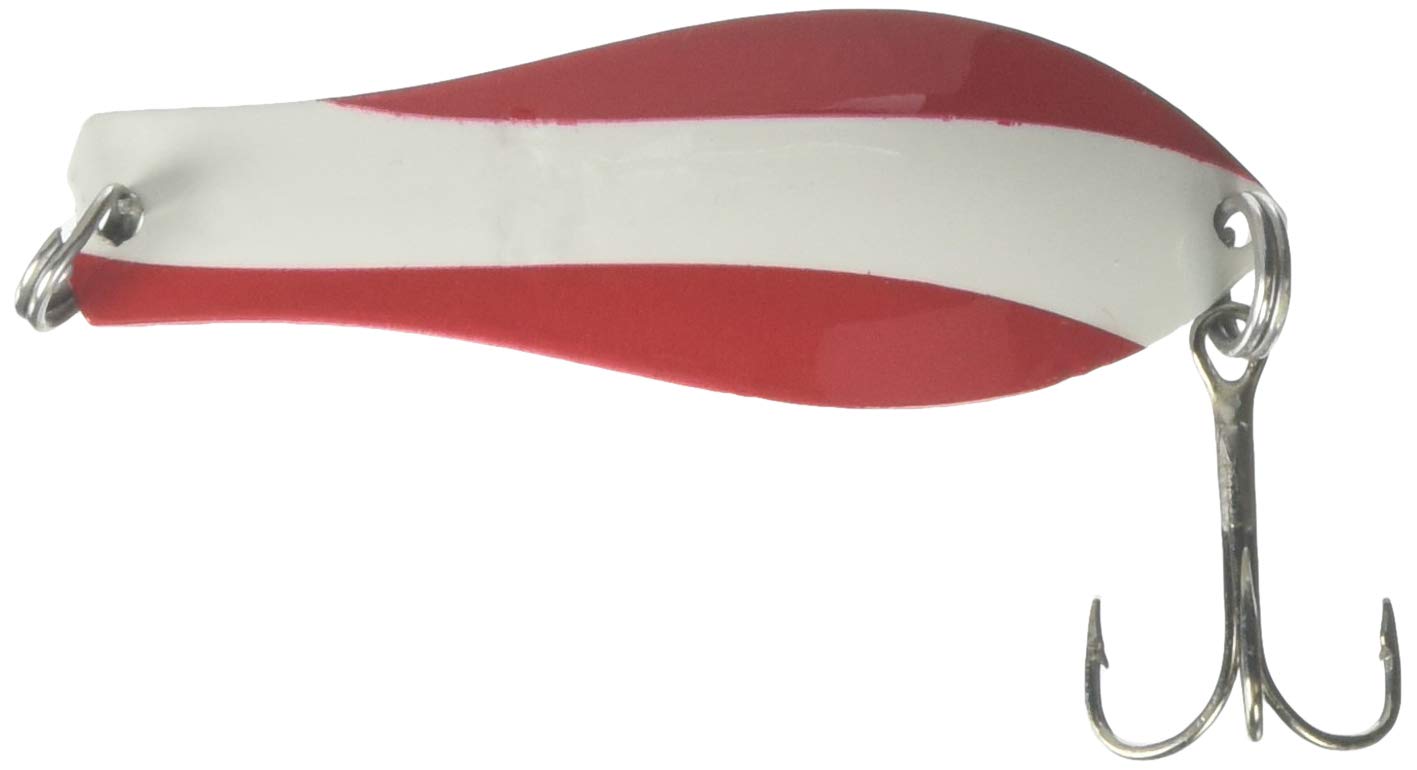 Yellow Bird P265-35 Doctor Spoon 2 1/2" 3/8oz Red/White Swirl