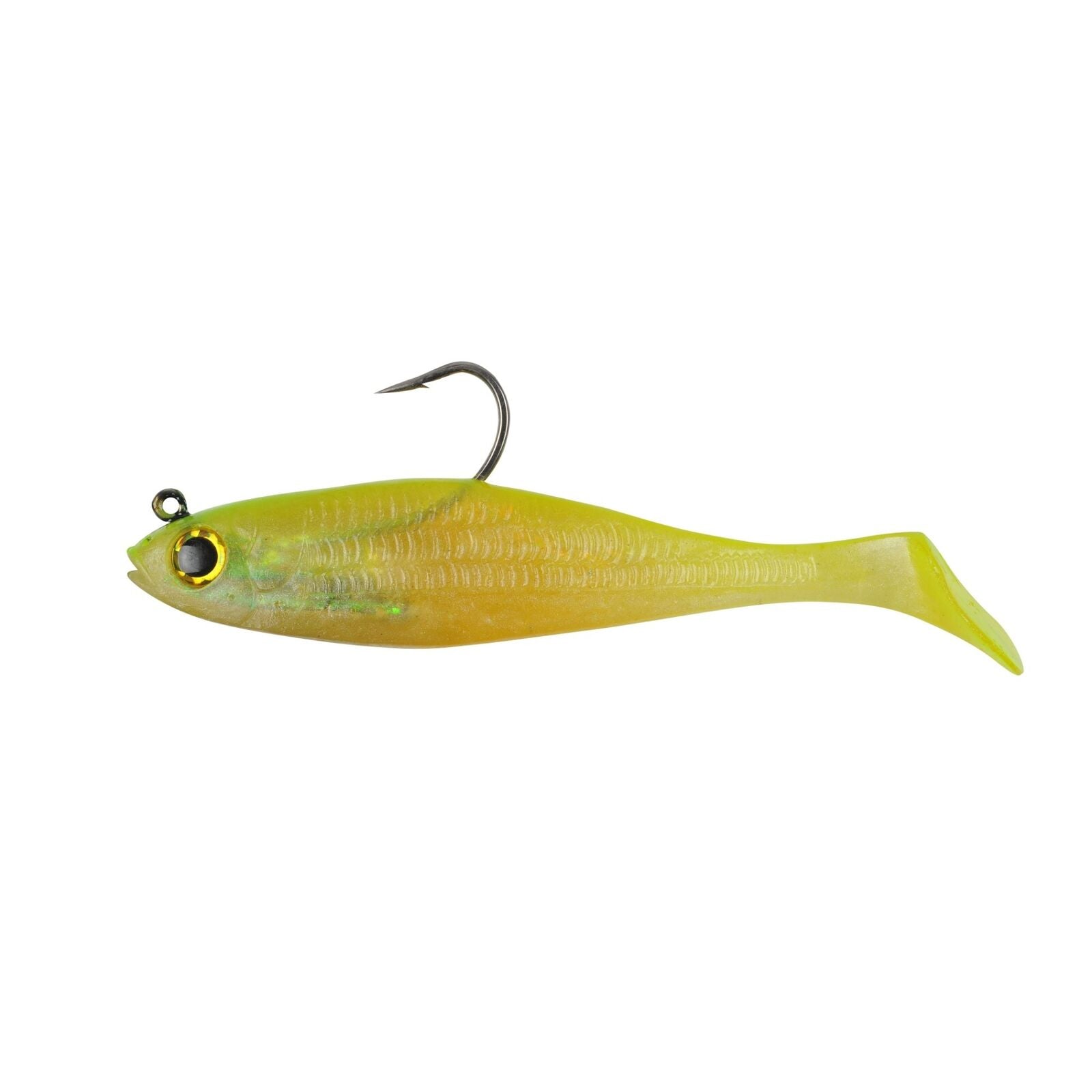 Berkley Powerbait Pre-Rigged Swim Shad with 3D Eyes, 6", 3pk