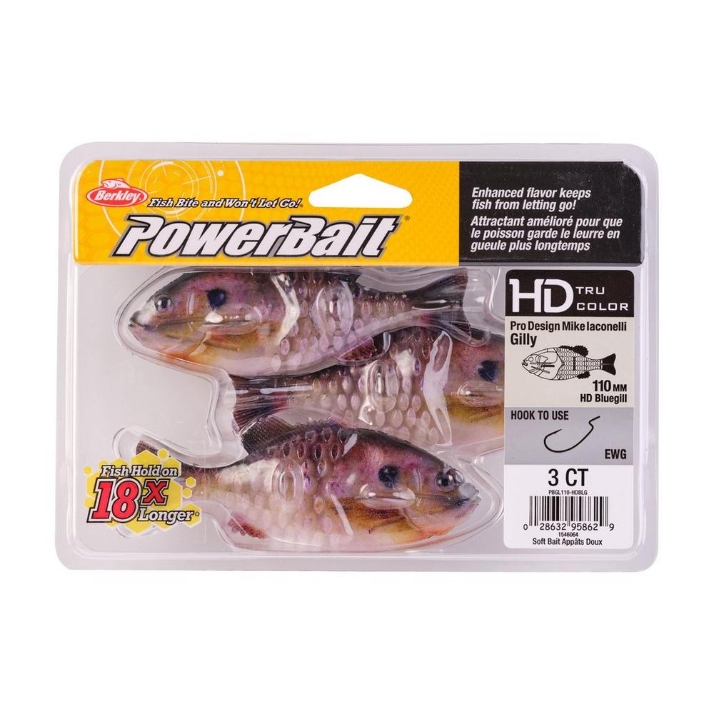 Berkley PowerBait Gilly Swimbait, Designed by Mike Iaconelli