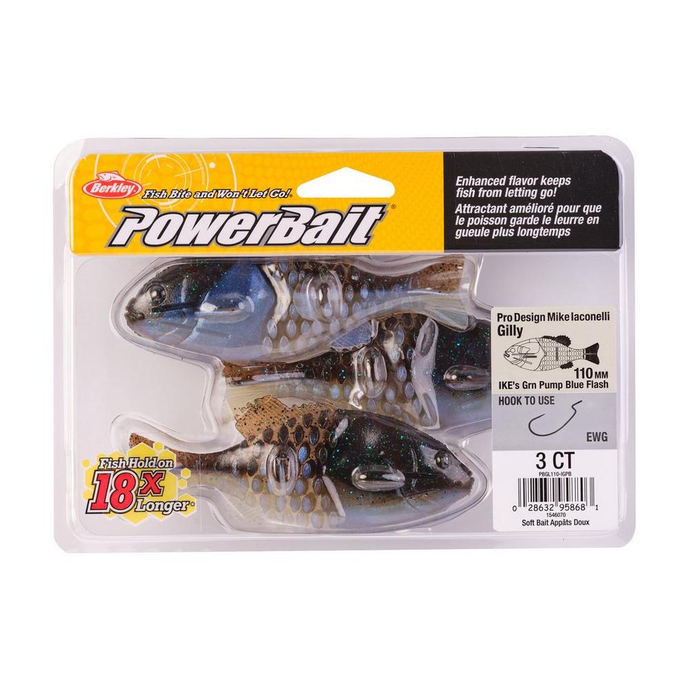 Berkley PowerBait Gilly Swimbait, Designed by Mike Iaconelli