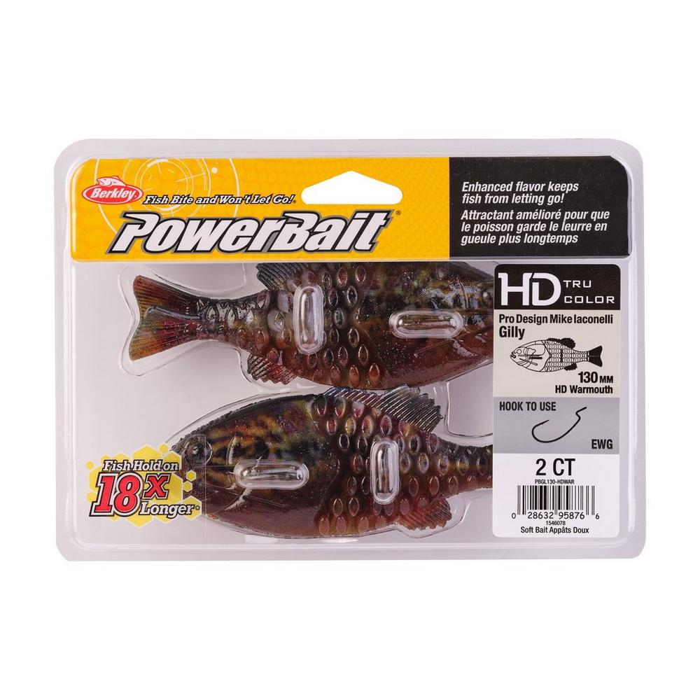 Berkley PowerBait Gilly Swimbait, Designed by Mike Iaconelli