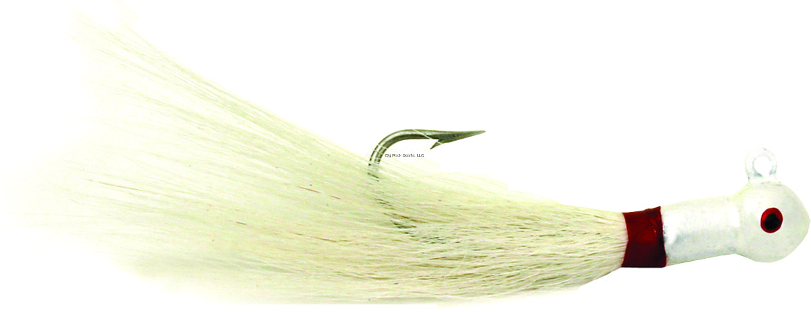 Sea Striker Popeye Bucktail Jig White 3/4 oz 6 pack