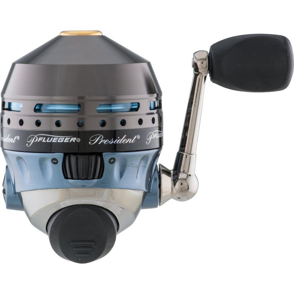 Pflueger PRES10SCB President Size 10 SpinCast Reel, 5 Brg. 3.8:1 Ratio