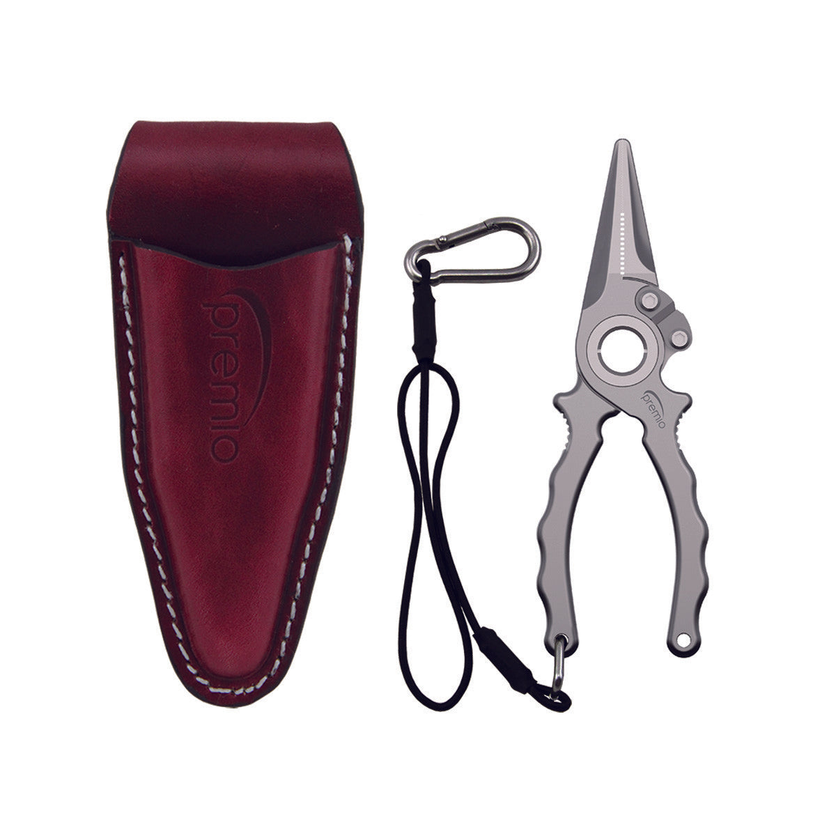 Danco Premio Titanium Pliers with Leather Sheath and Lanyard (5.5"-7.5")