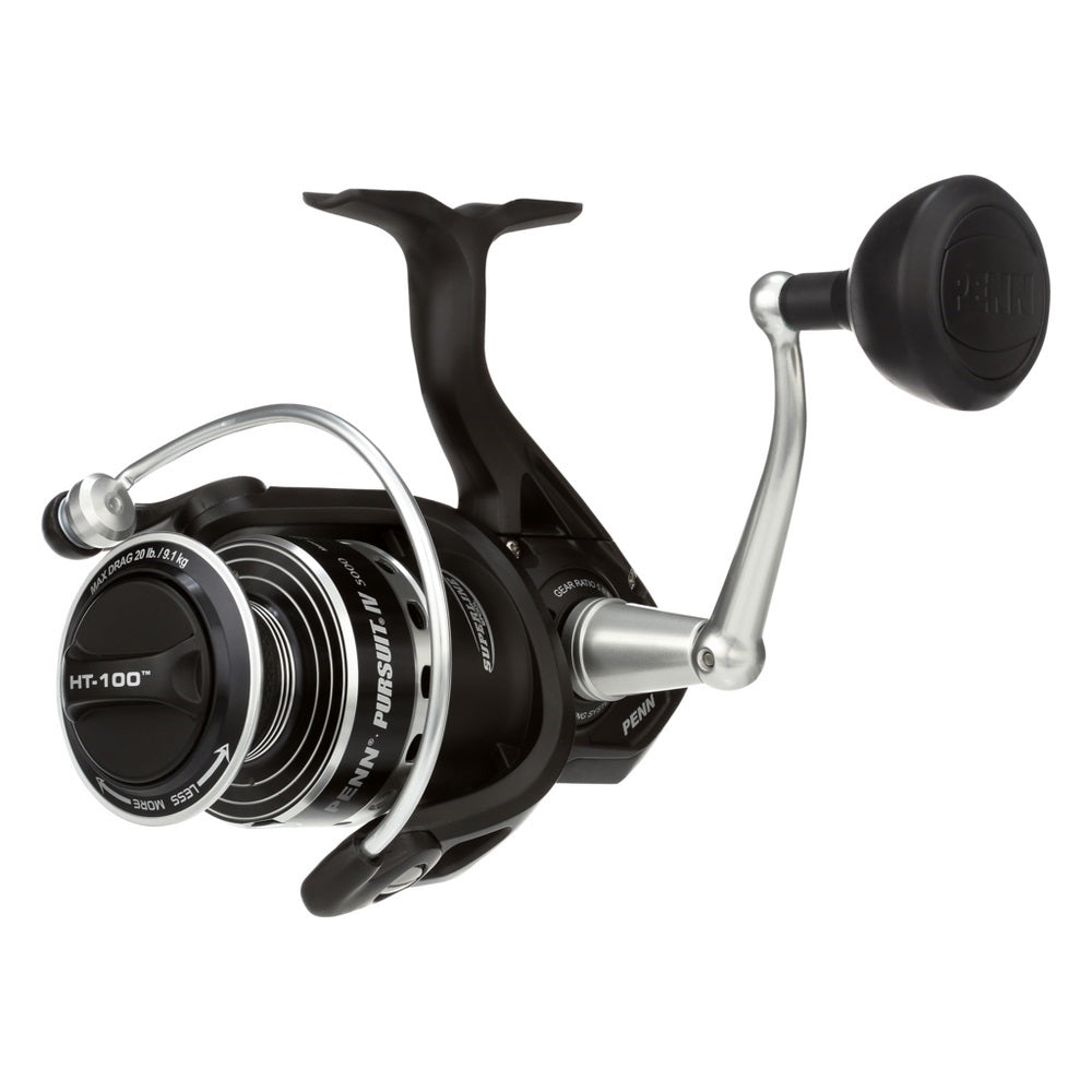 Penn Pursuit IV Spinning Fishing Reels, HT-100 Drag, 5 Sealed Bearings