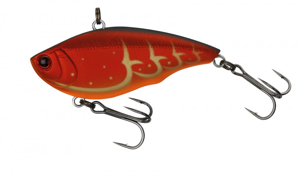 Yo-Zuri Rattl'N Vibe One Knock (S) 65MM 2 1/2",  Matte Rayburn Red Crawfish