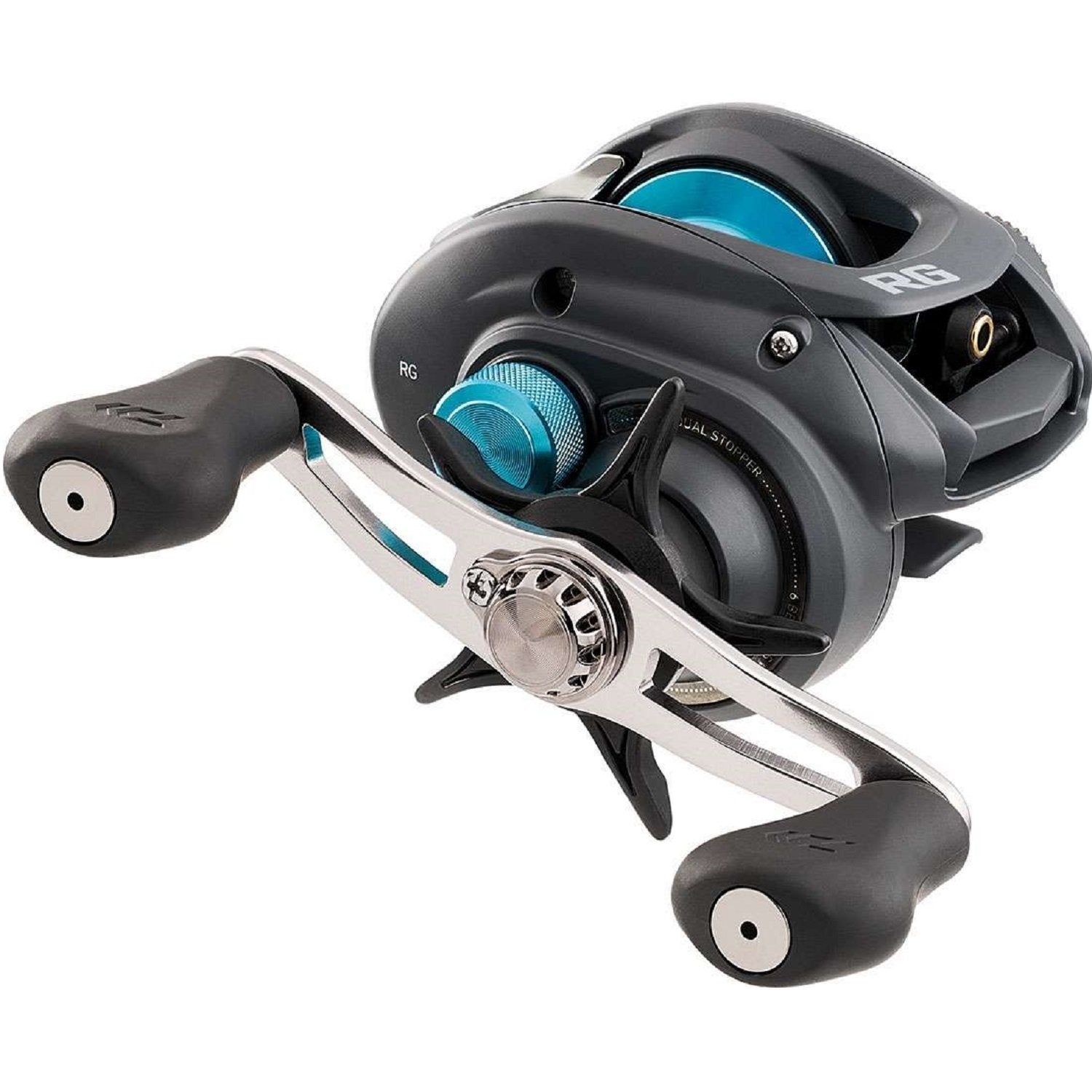 Daiwa RG Reels Cast Low Profile High Speed Baitcasting Reel, RH/6BB