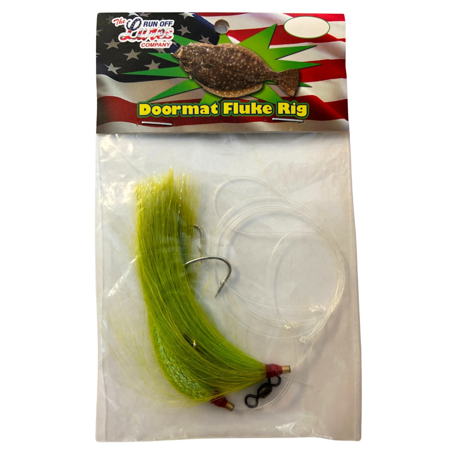 Run Off Lures Doormat Fluke Double Bucktail Rig