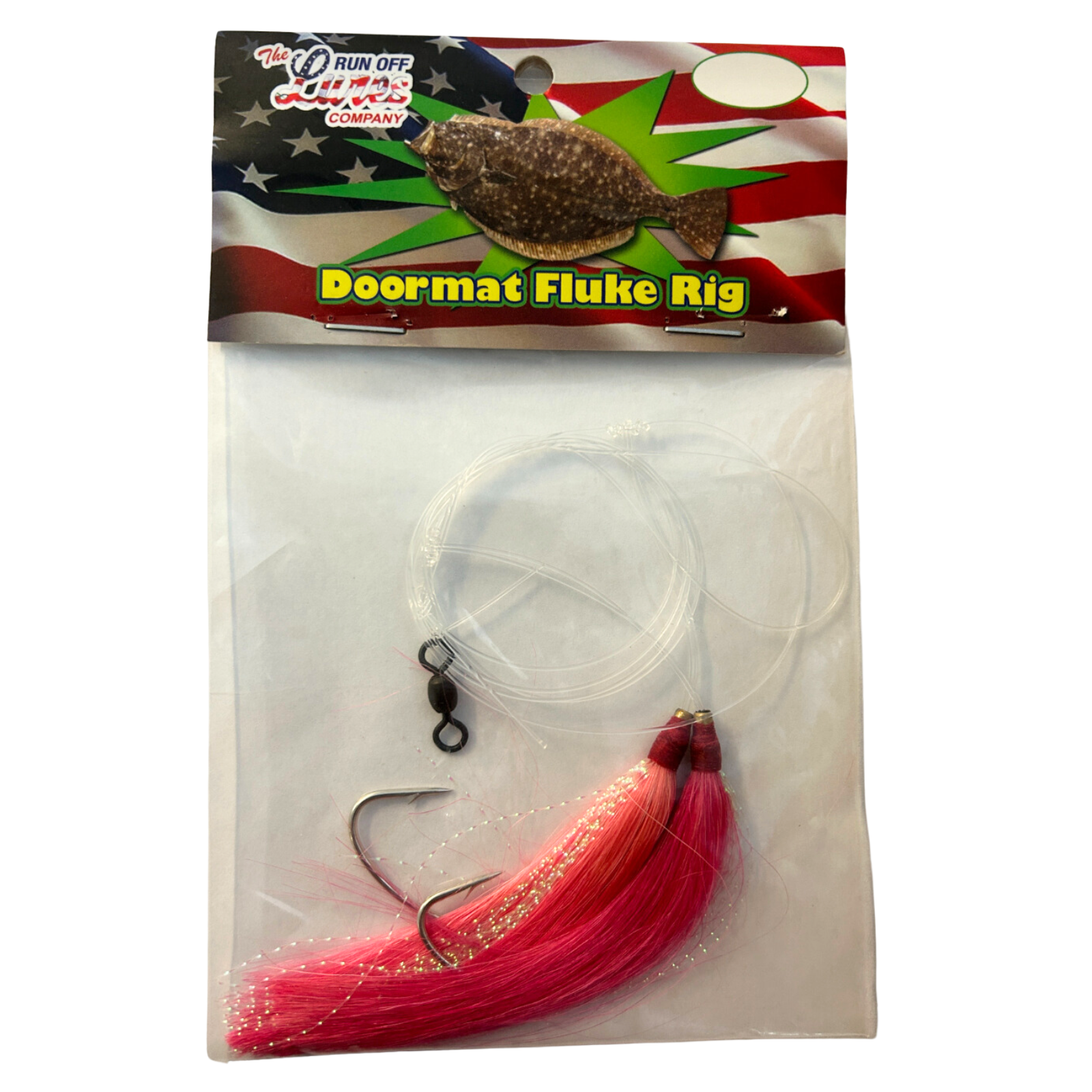 Run Off Lures Doormat Fluke Double Bucktail Rig