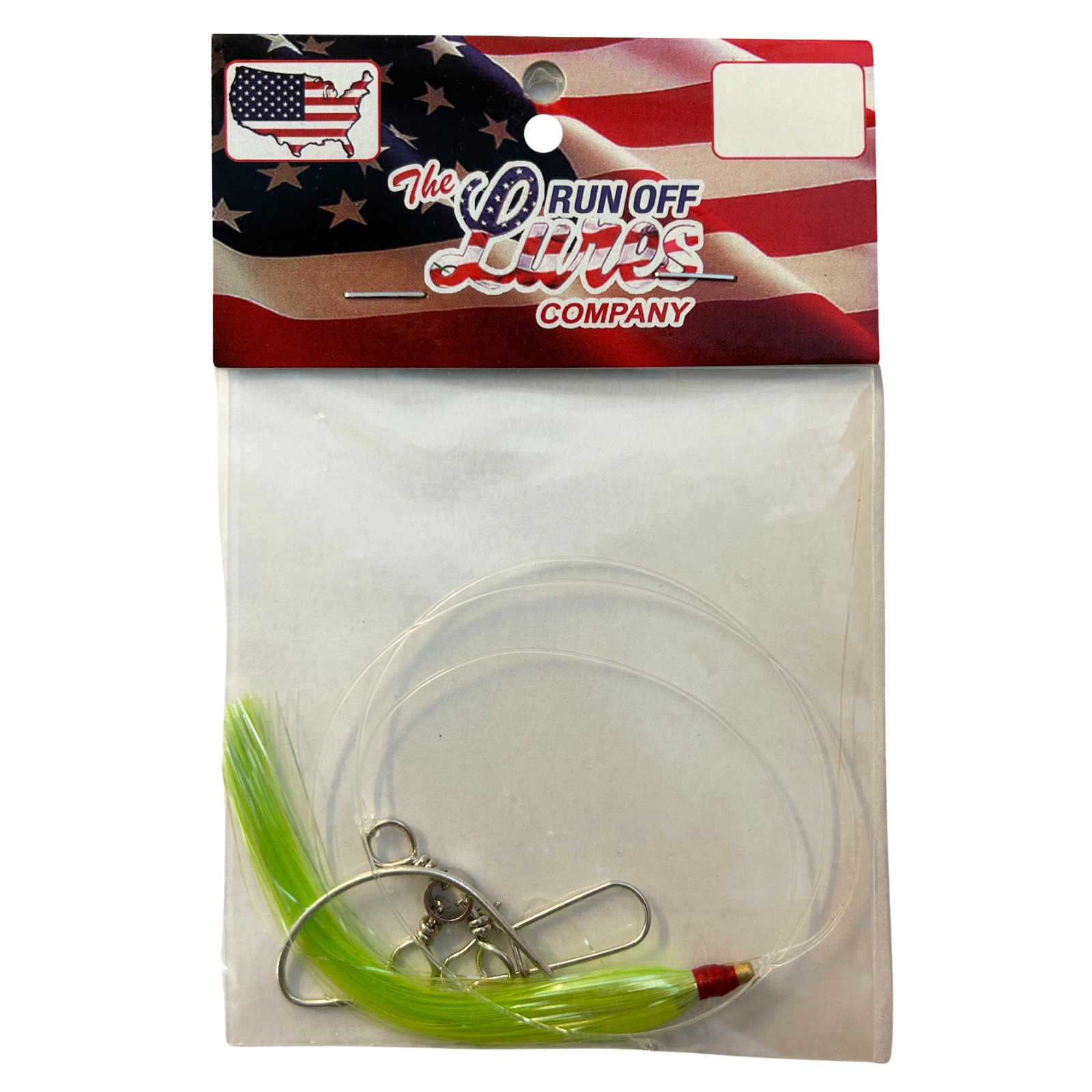 Run Off Lures Doormat Fluke Single Mylar Rig