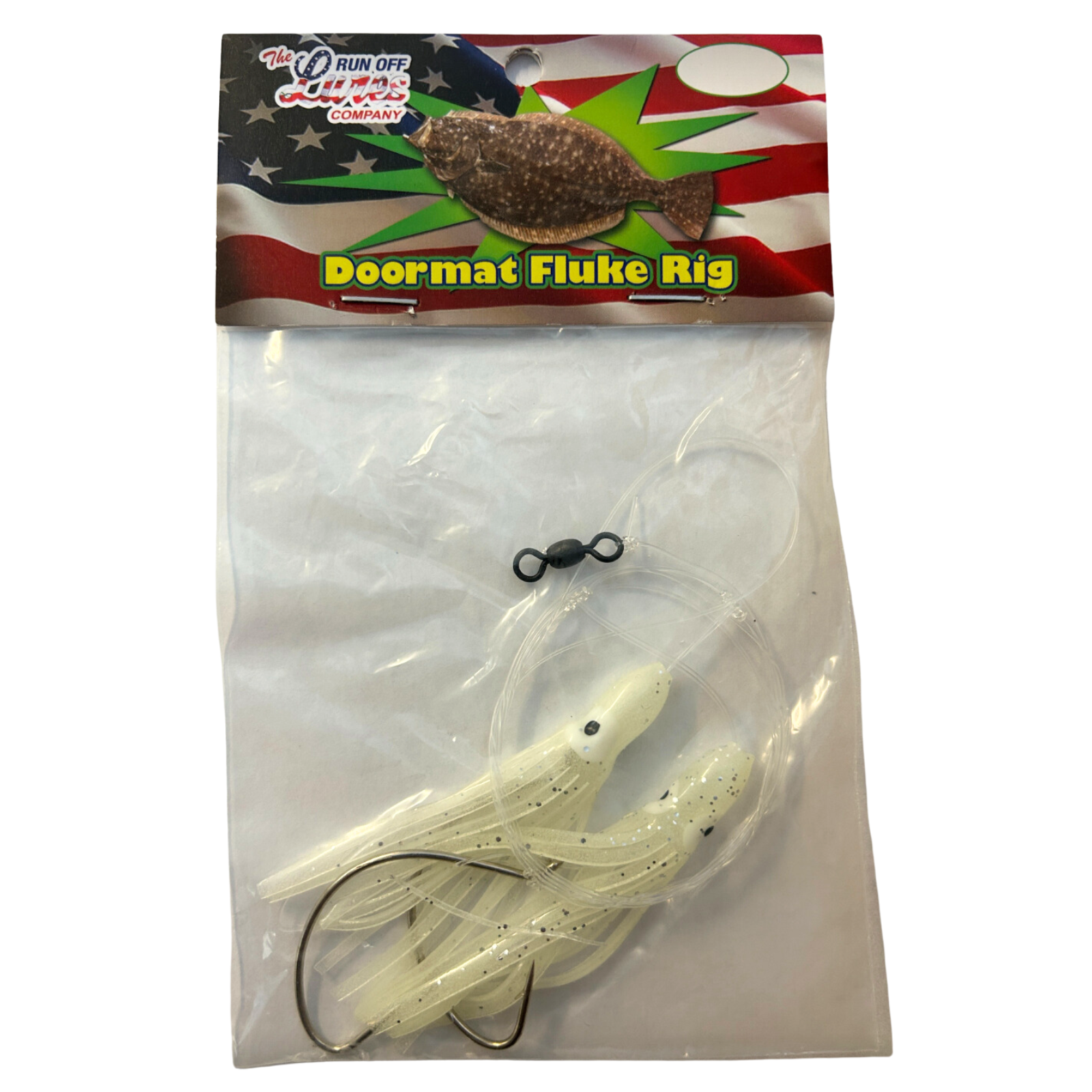 Run Off Lures Doormat Fluke Hi/Lo Dropper Loop Squid Rig