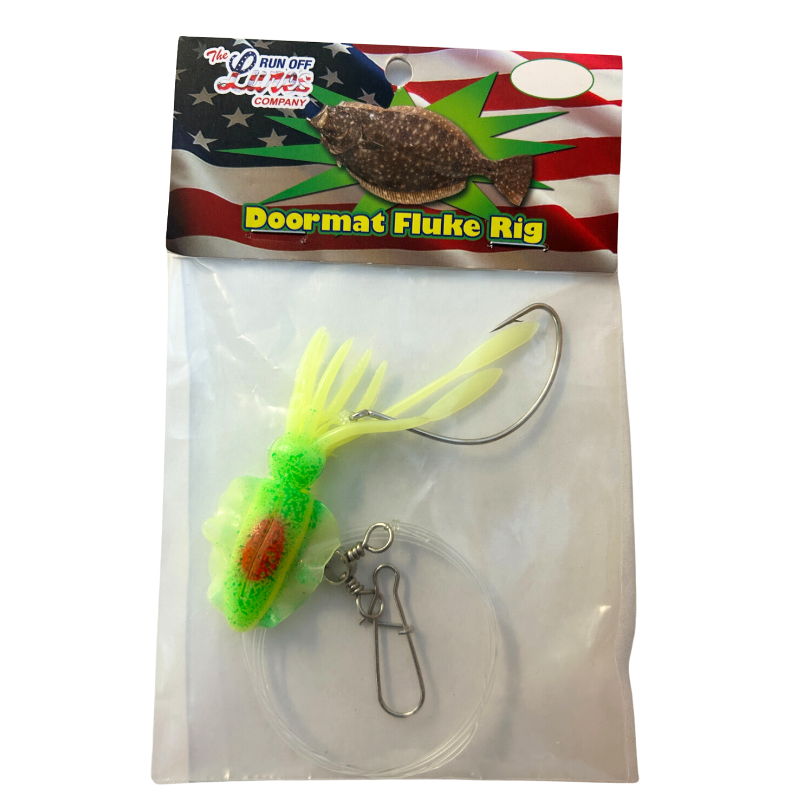 Run Off Lures Doormat Fluke Squid Rig