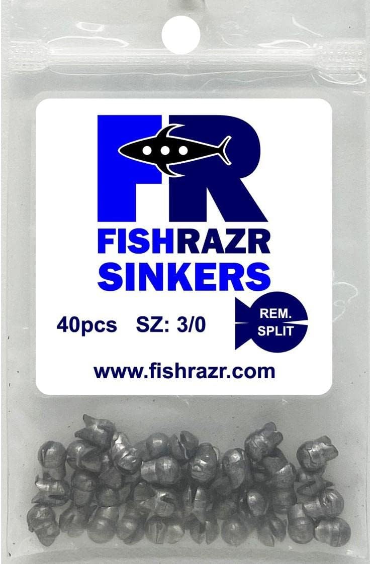 Fish Razr Removable Split Sinkers