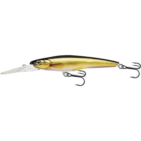 LiveTarget Rainbow Smelt Jerkbait Gold/Black 4 1/2"