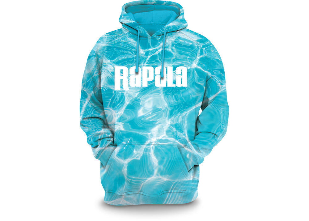 Rapala Hooded Sweatshirt Light, Blue Glare, Medium