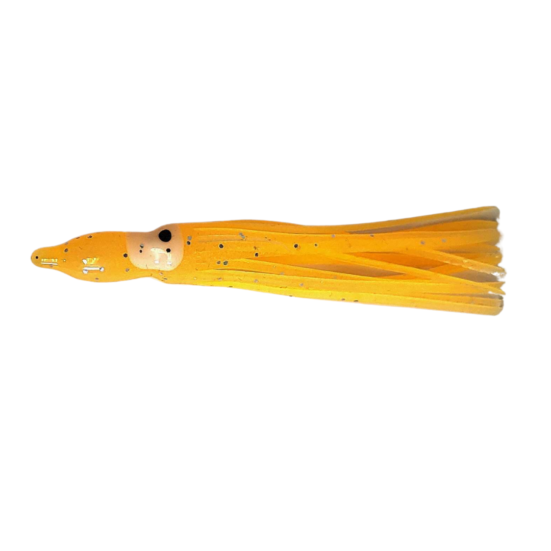 Run Off Lures Super Glow Squid Skirt (6pk, Assorted Colors)