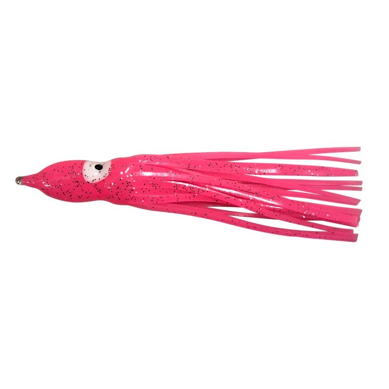 Run Off Lures Super Glow Squid Skirt (6pk, Assorted Colors)