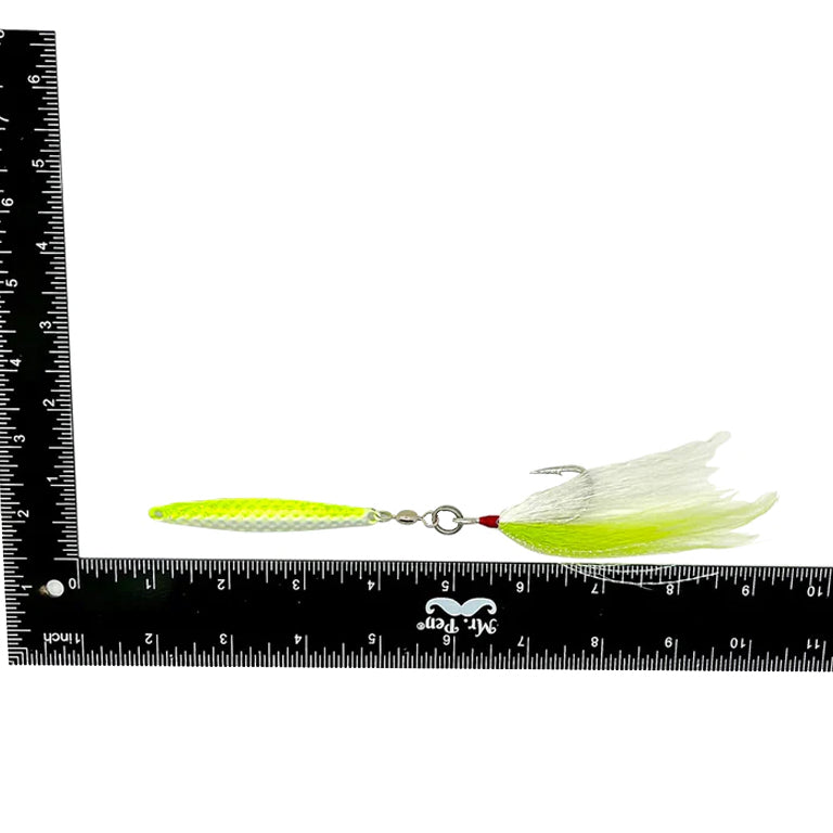 Run Off Lures Hammer Diamond Jig W/ Matching Bucktail