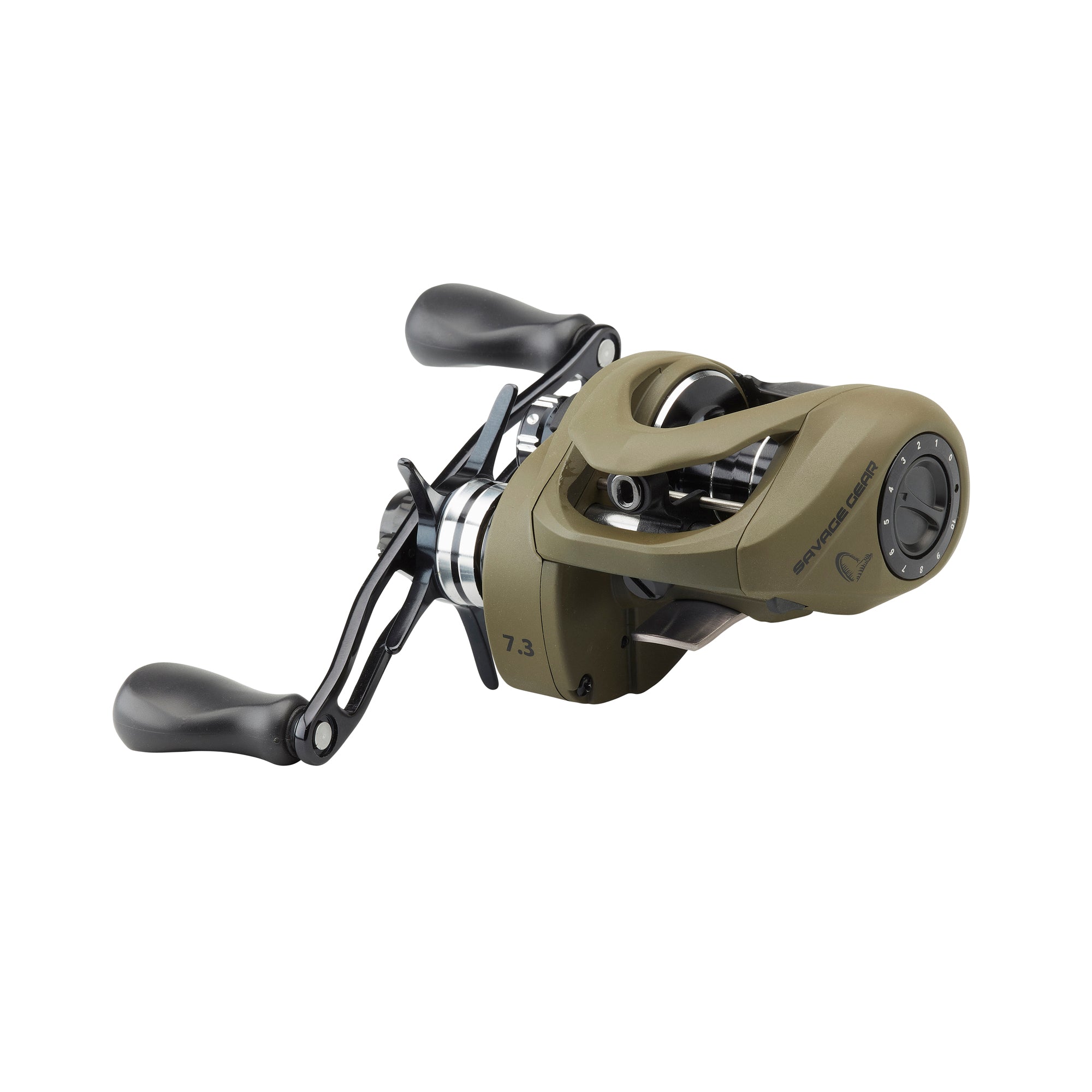 Savage Gear 4391 SG8 Baitcast Reel, Low Profile, Size 100, RH, 8.1:1