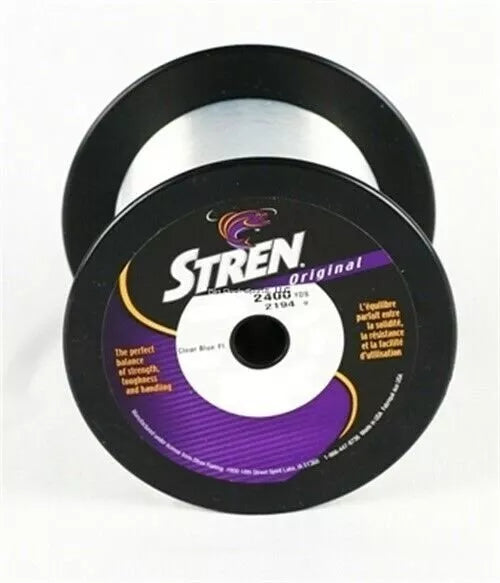 Stren Original Monofilament 2400 Yard Bulk Spools Clear/Blue