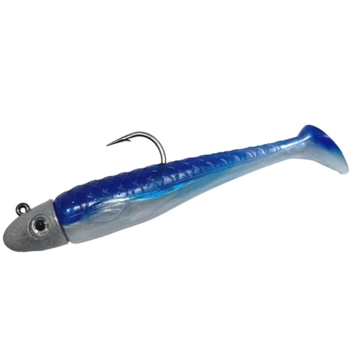 RonZ Z-Fin Big Game Series HD Rigged Paddeltail (6", 3oz-4oz, Assorted Colors)