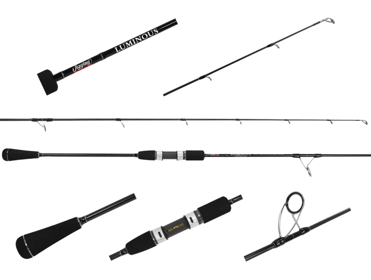 Jigging World Luminous Slow Pitch Spinning Rods