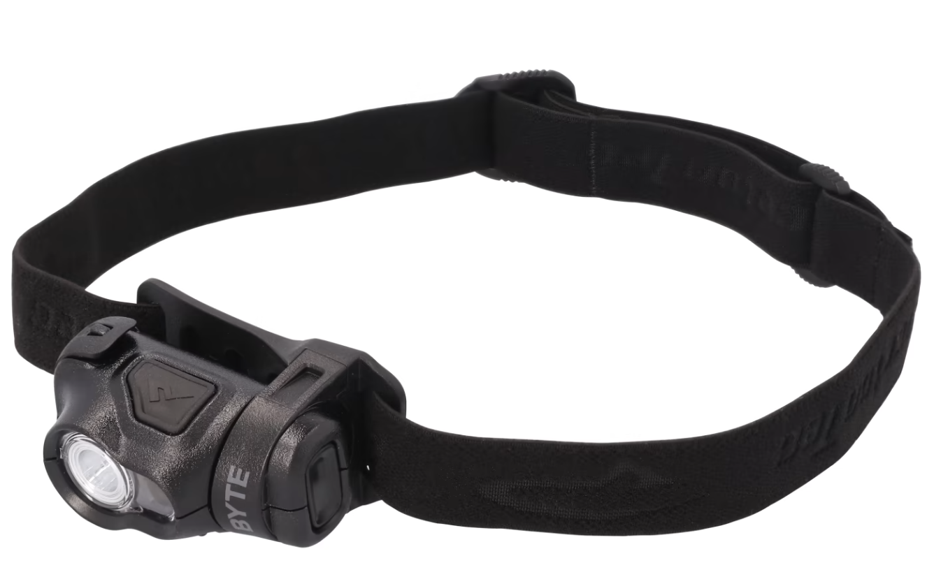 Princeton Tec Byte 200 Lumen LED Headlamp (Black/Dark Gray)