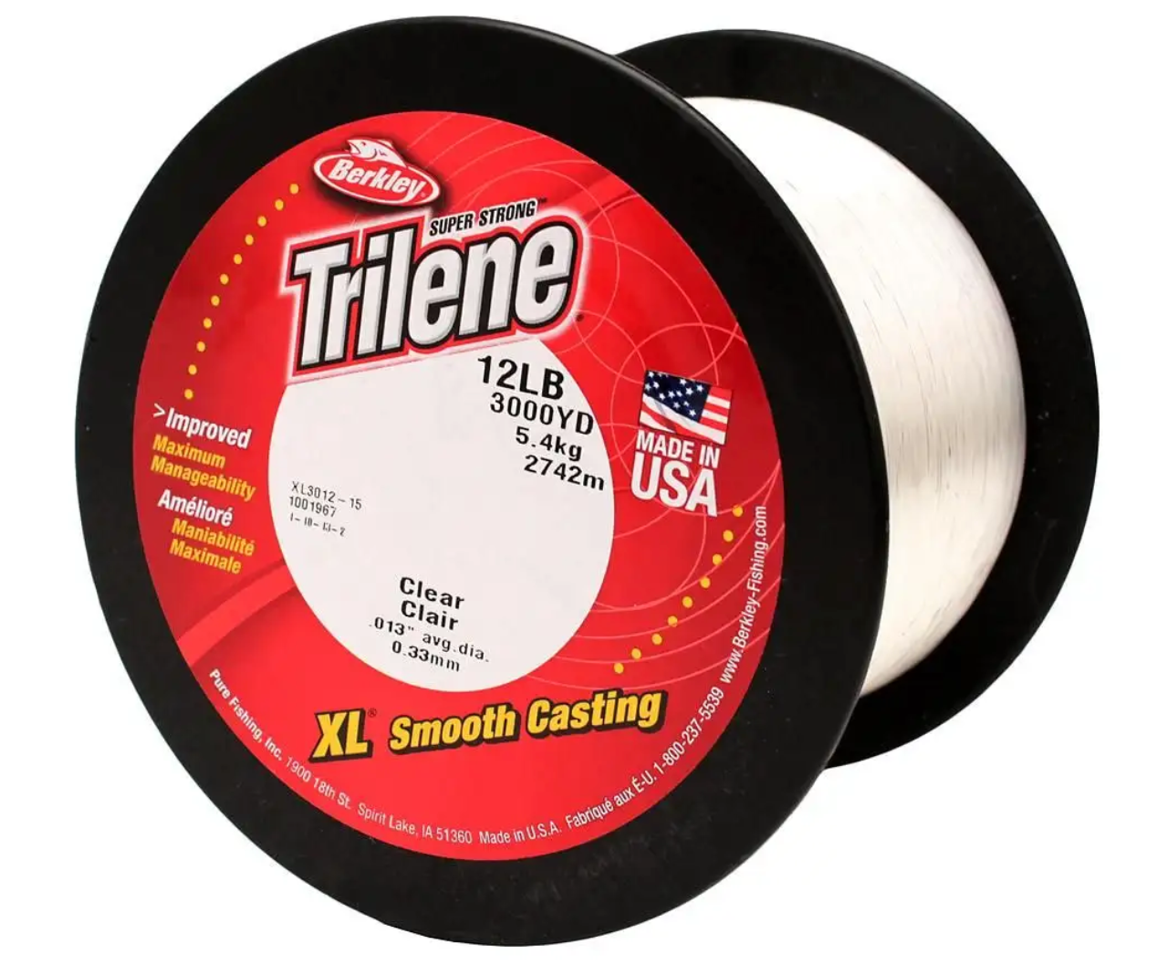 Berkley Trilene XL Mono Fishing Line Spool