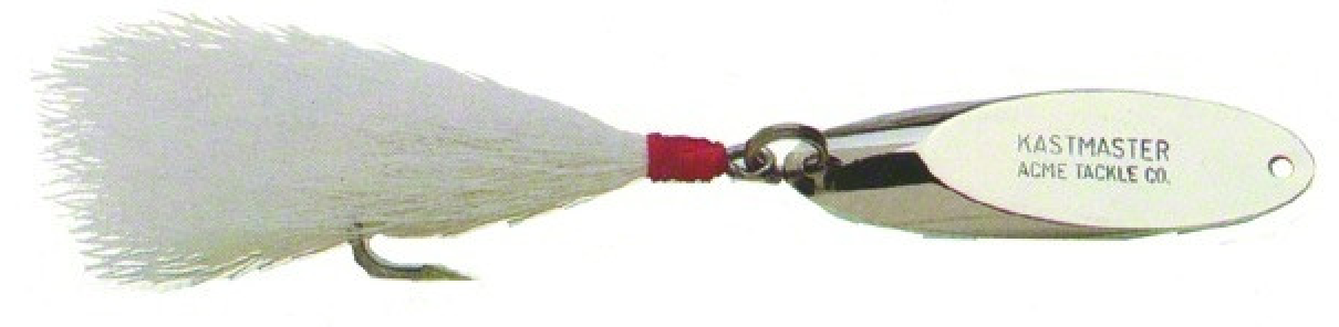 Acme Kastmaster Bucktail 1/8 oz Chrome w/ White Teaser