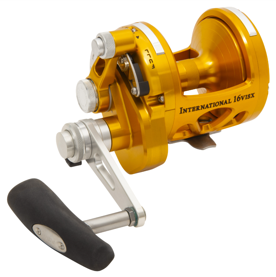 Penn International VISX Lever Drag 2-Speed Conventional Fishing Reels