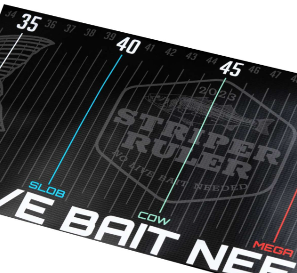 No Live Bait Needed (NLBN) Big Striper Ruler