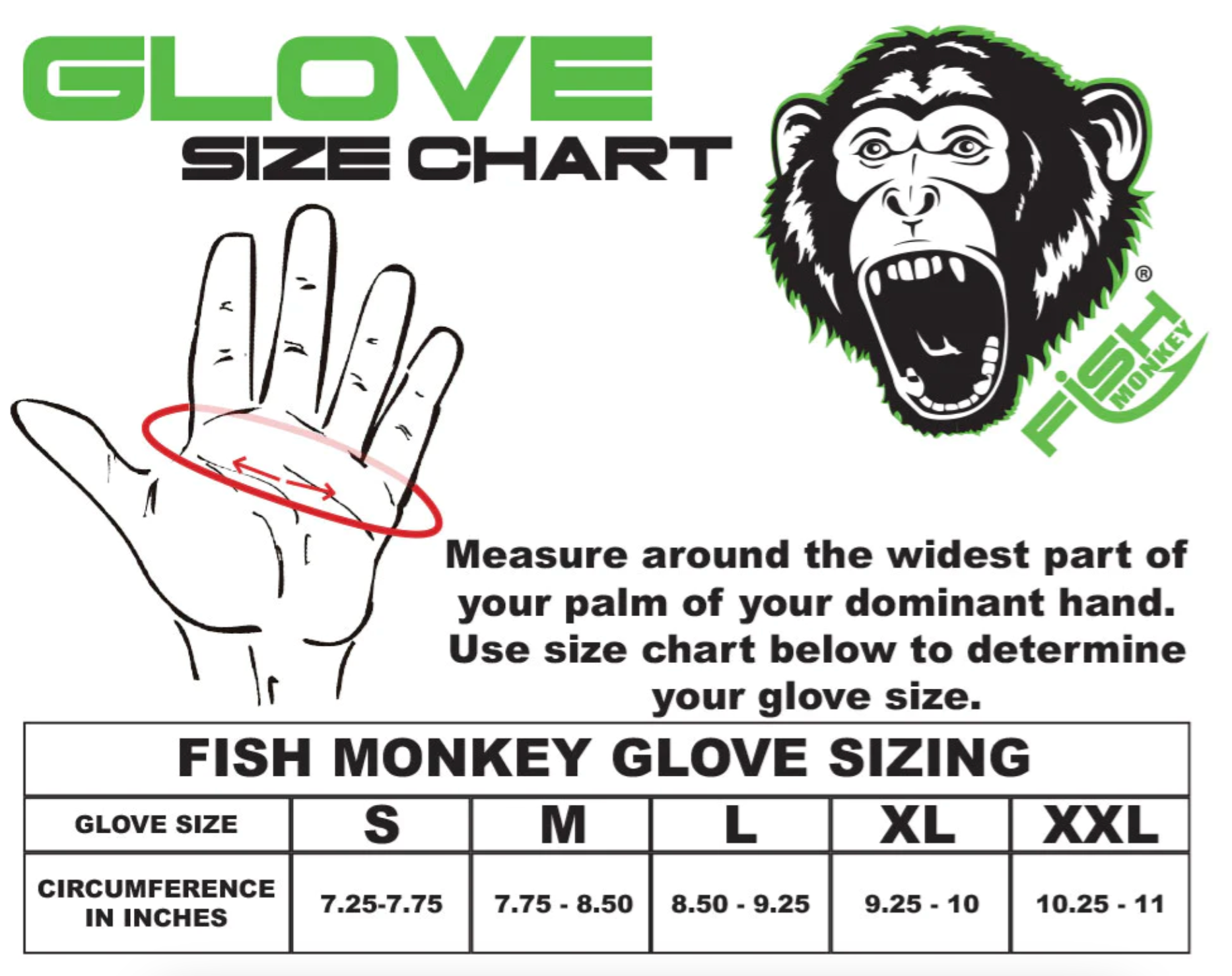 Fish Monkey Pro 365 Guide Glove, Exposed Fingers