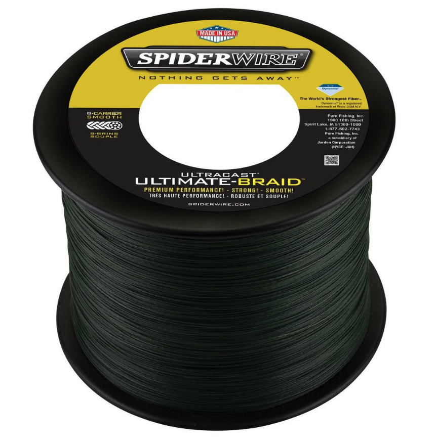 Spiderwire Ultracast Braid, Superline (Multiple Sizes/Lengths/Colors)