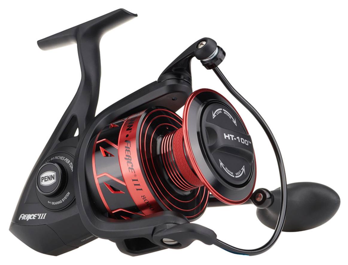 Penn Fierce III Spinning Fishing Reel Combo