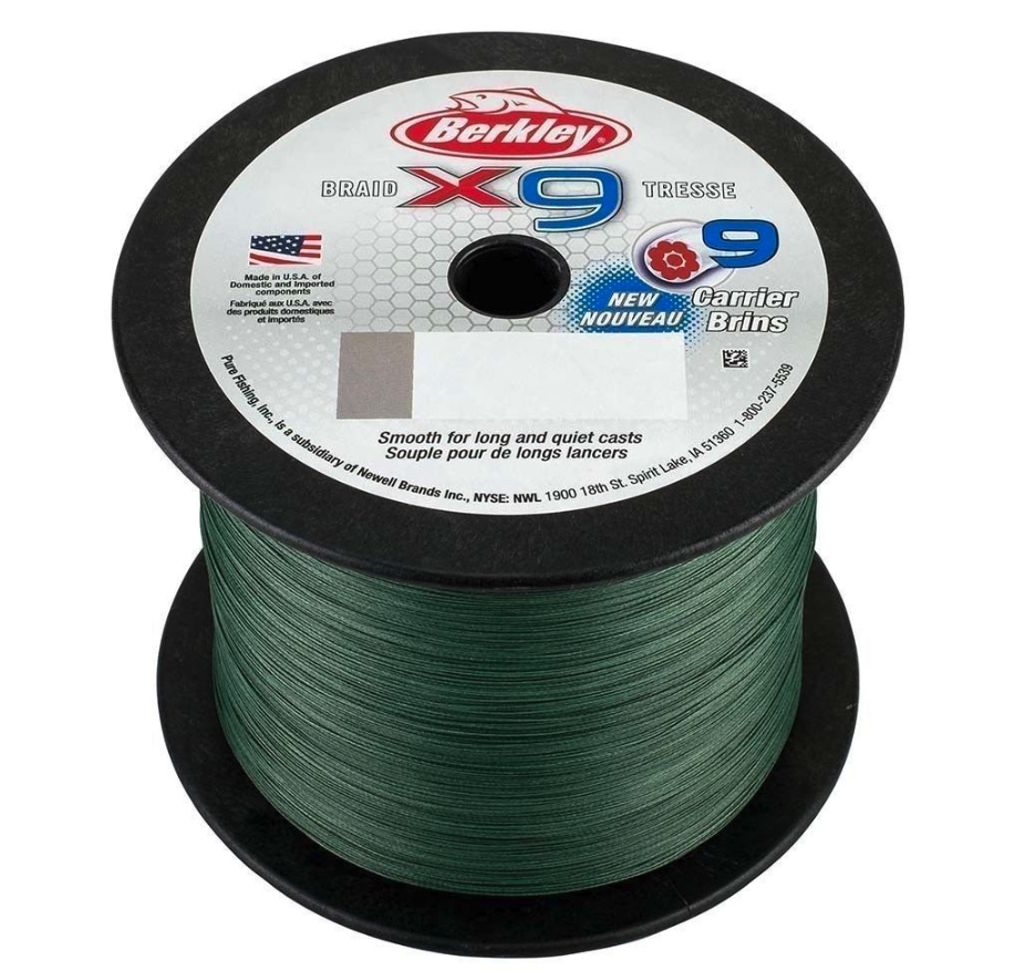 Berkley Jordan Lee x9 Braided Fishing Line Superline