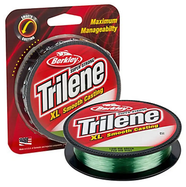 Berkley Trilene XL Mono Filler Spool, 4lb, 328yd, Low-Vis Green